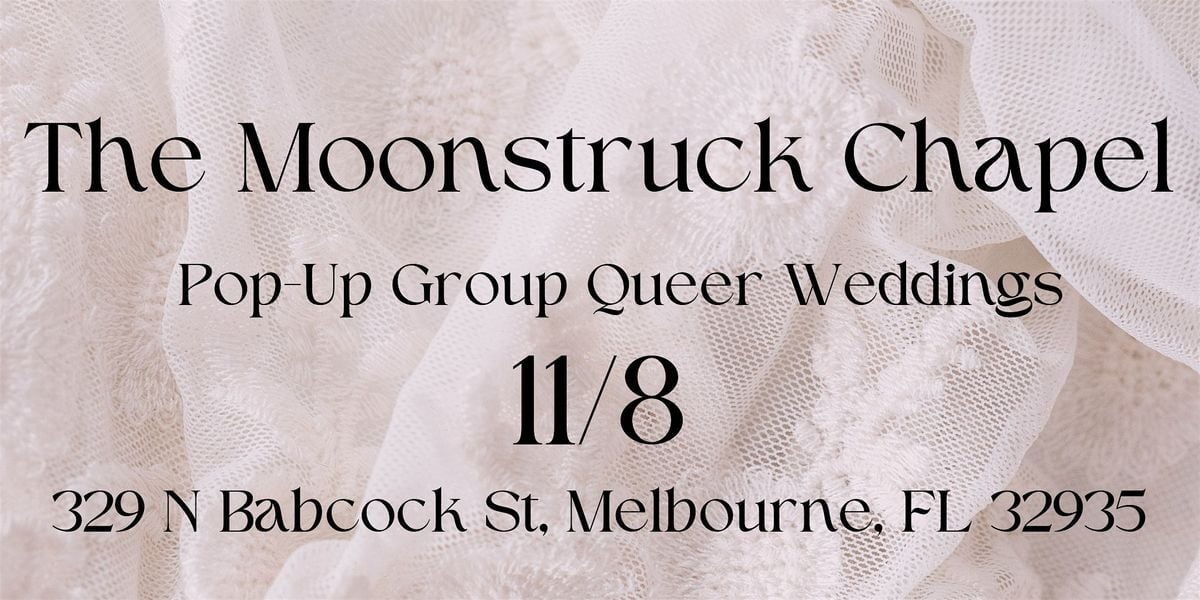 Pop-Up Group Queer Weddings, 8 November | Event in Melbourne | AllEvents