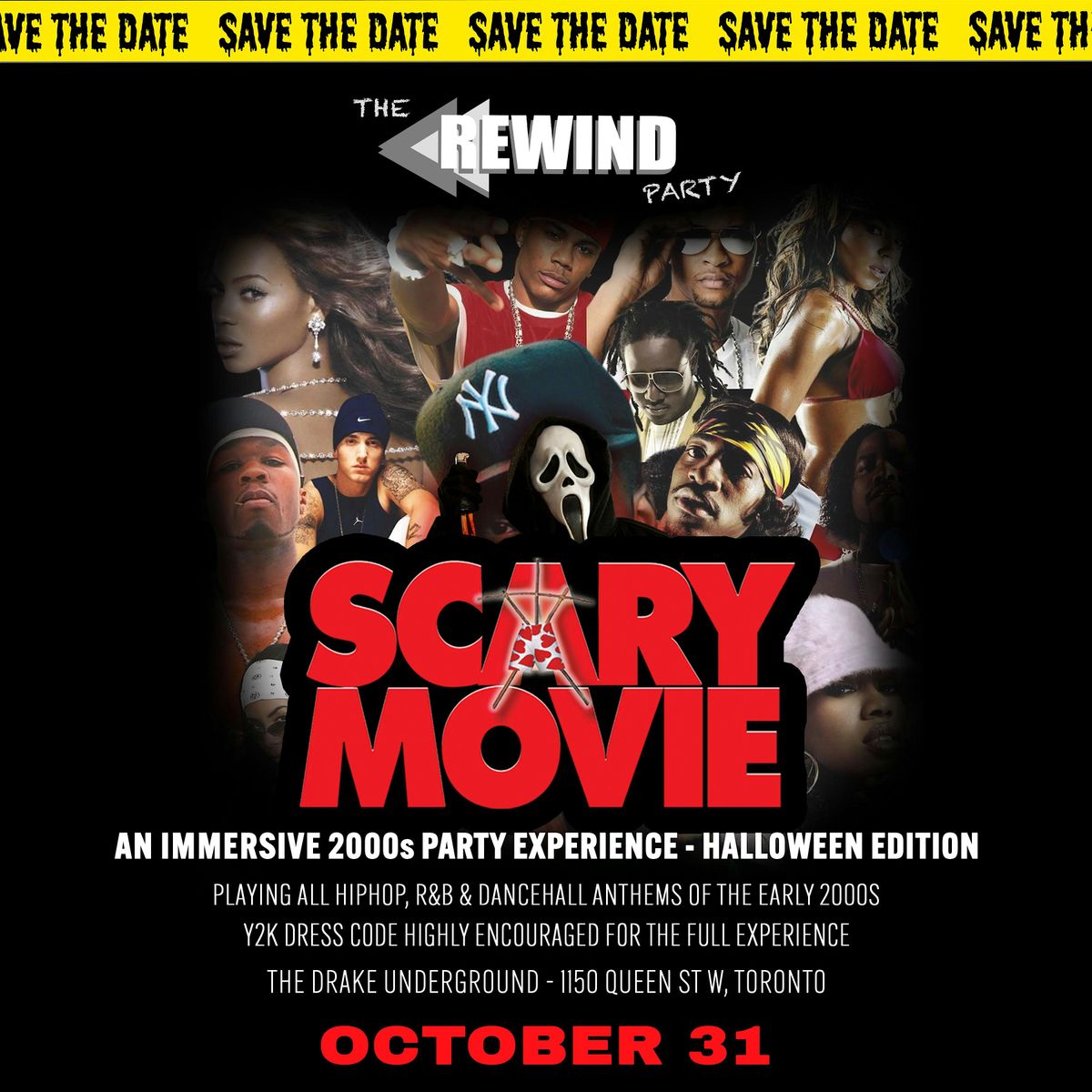 The Rewind Ent.  Presents:  SCARY MOVIE - Immersive Y2K Halloween Party, 31 October | Event in Toronto | AllEvents