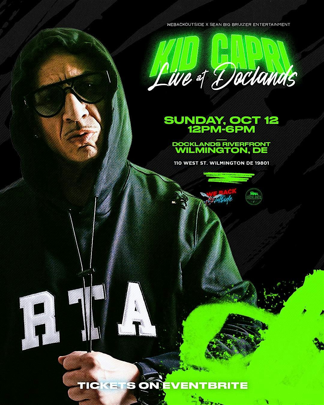Kid Capri Live at Docklands!, 12 October | Event in Wilmington | AllEvents