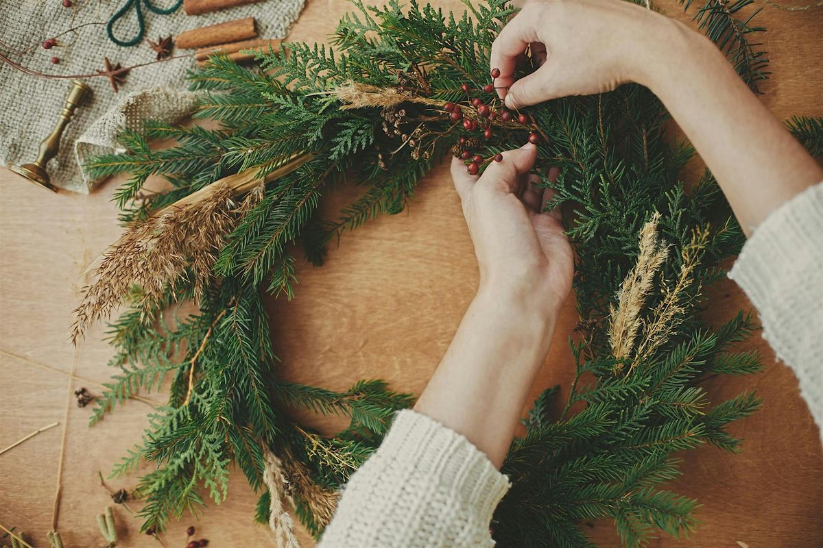 Seasonal Wreath Making Workshop, 6 December | Event in Hampton | AllEvents