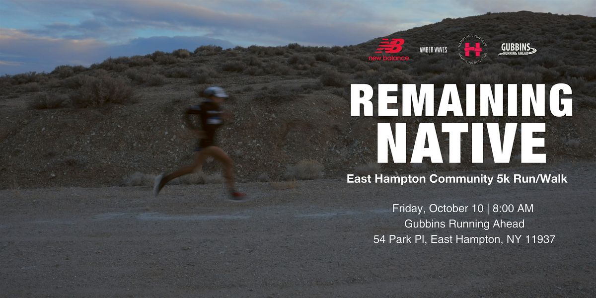 Remaining Native Hamptons Community 5k Run/Walk, 10 October | Event in East Hampton | AllEvents