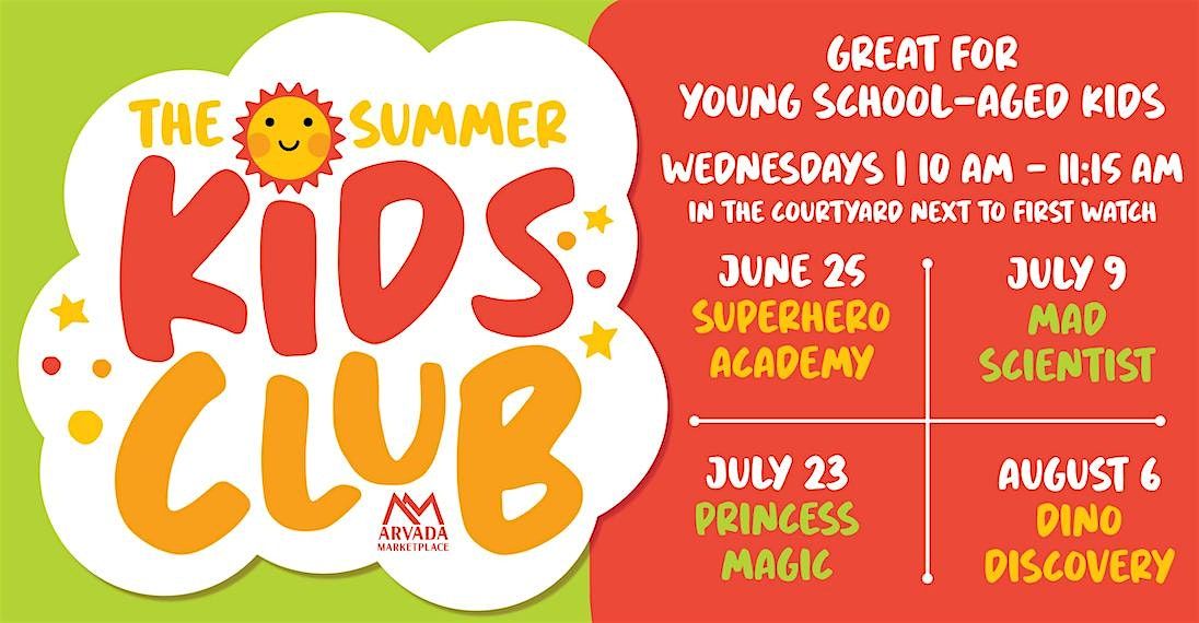 Summer Kids Club at Arvada Marketplace, 25 June | Event in Arvada | AllEvents