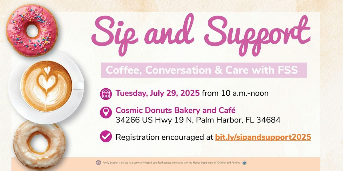 Sip & Support: Coffee, Conversation & Care, 29 July | Event in Palm Harbor | AllEvents