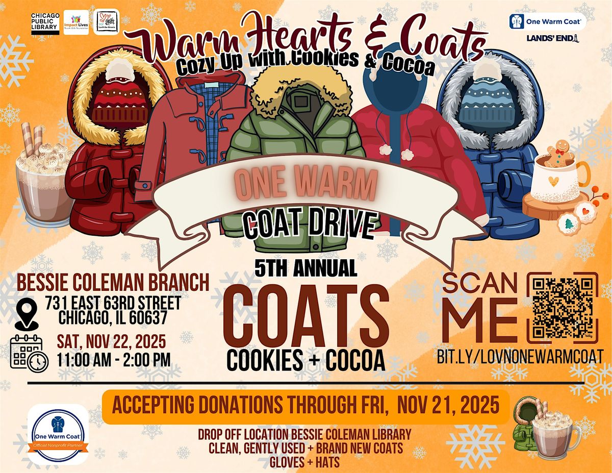 TGF™ 5th Annual Coats, Cookies & Cocoa Drive | Event in Chicago | AllEvents