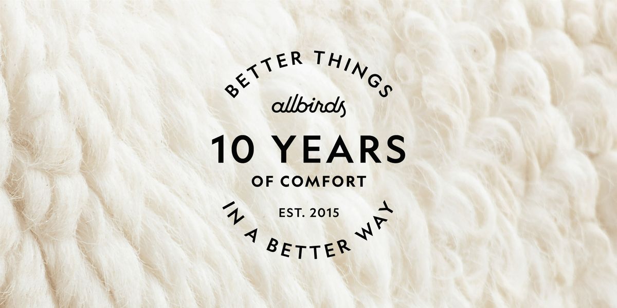Cheers to 10 Years | Allbirds Kierland Commons, 16 August | Event in Scottsdale | AllEvents
