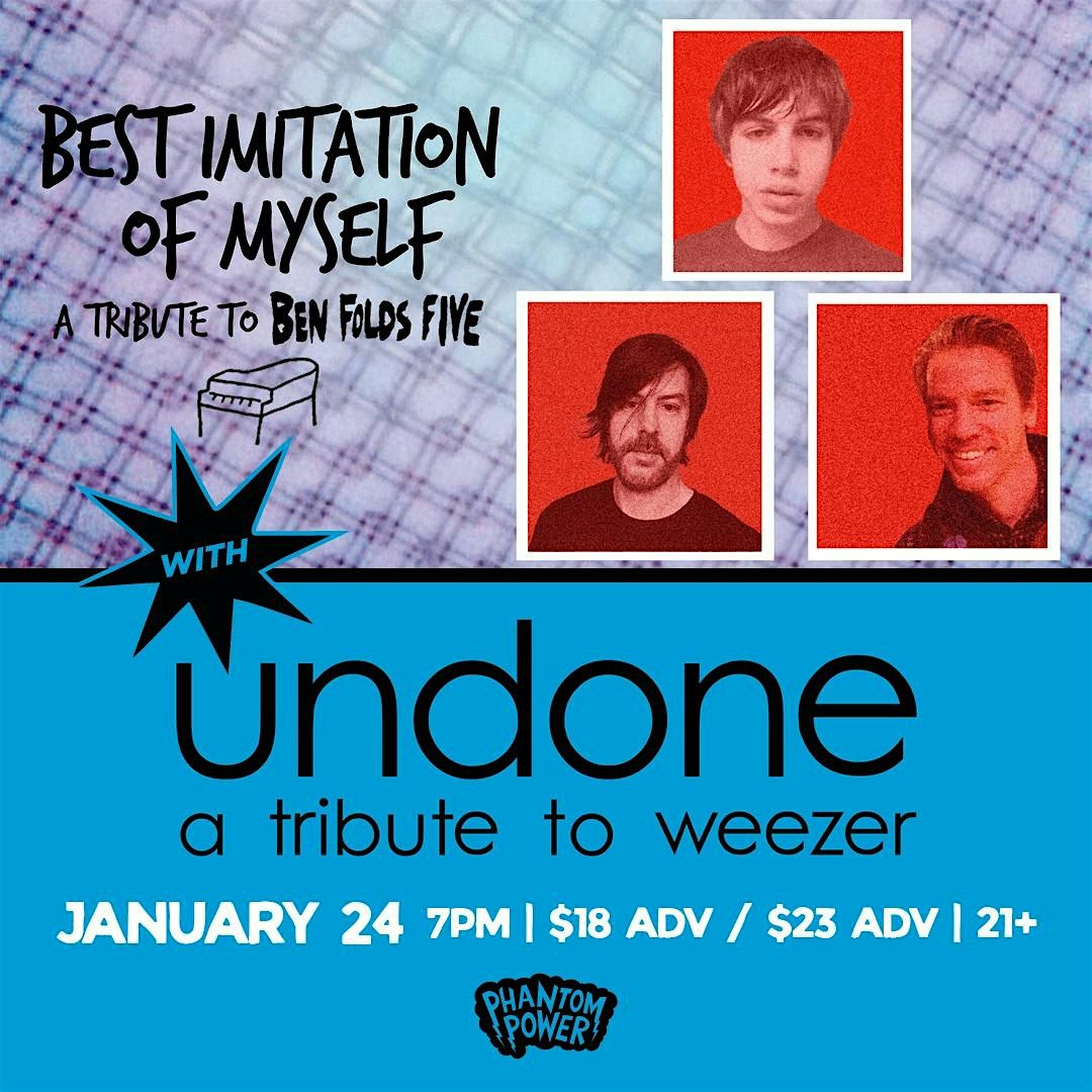 Best Imitation Of Myself: Ben Folds Five Tribute  w. Undone: Weezer Tribute, 24 January | Event in Millersville