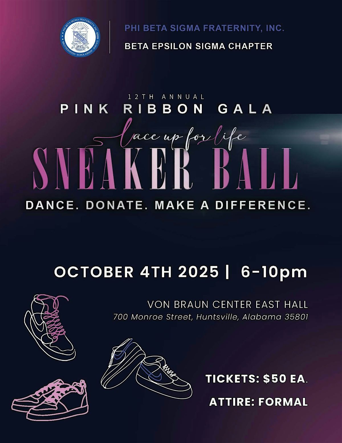 12th Annual Pink Ribbon Gala, 4 October | Event in Huntsville | AllEvents