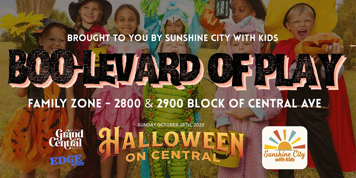 BOOlevard of Play at Halloween On Central, 26 October | Event in St. Petersburg | AllEvents