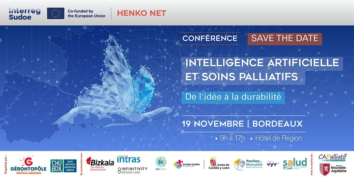 Intelligence artificelle et soins palliatifs : de l'idée à la durabilité, 19 November | Event in Bordeaux