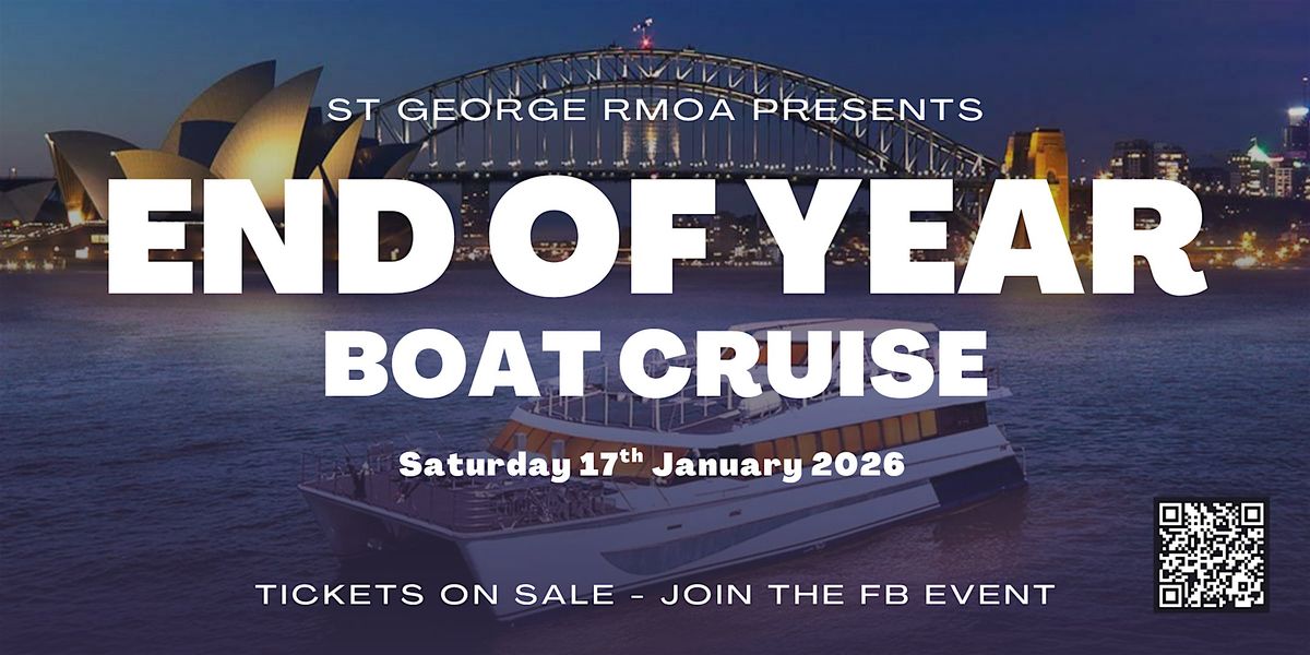 End of Year Boat Cruise - STG RMOA, 17 January | Event in Sydney | AllEvents