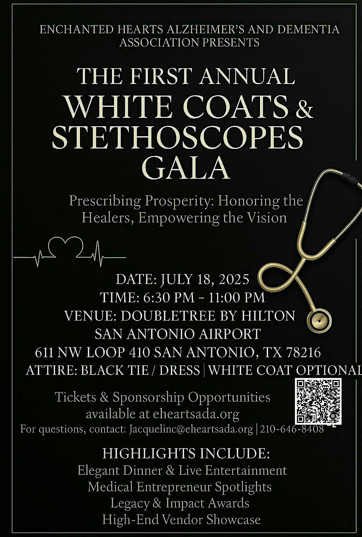 White Coats & Stethoscopes Gala, 11 October | Event in San Antonio | AllEvents
