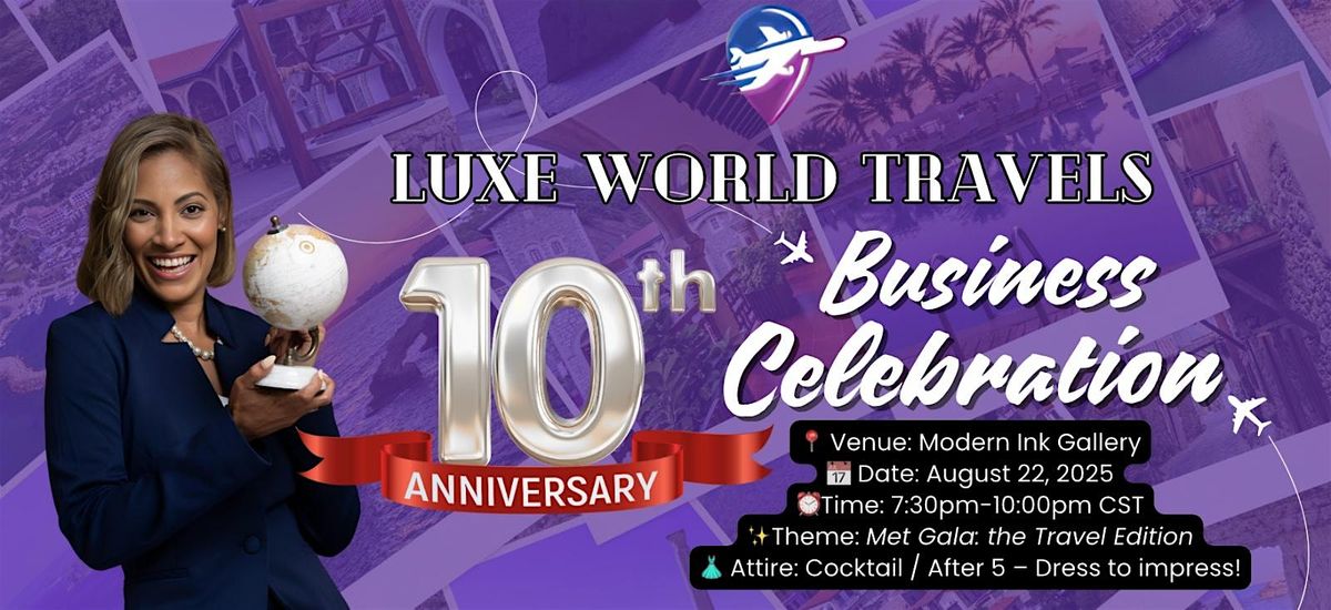 Save the Date! 10-Year Business Celebration on August 22nd, 22 August | Event in Houston | AllEvents