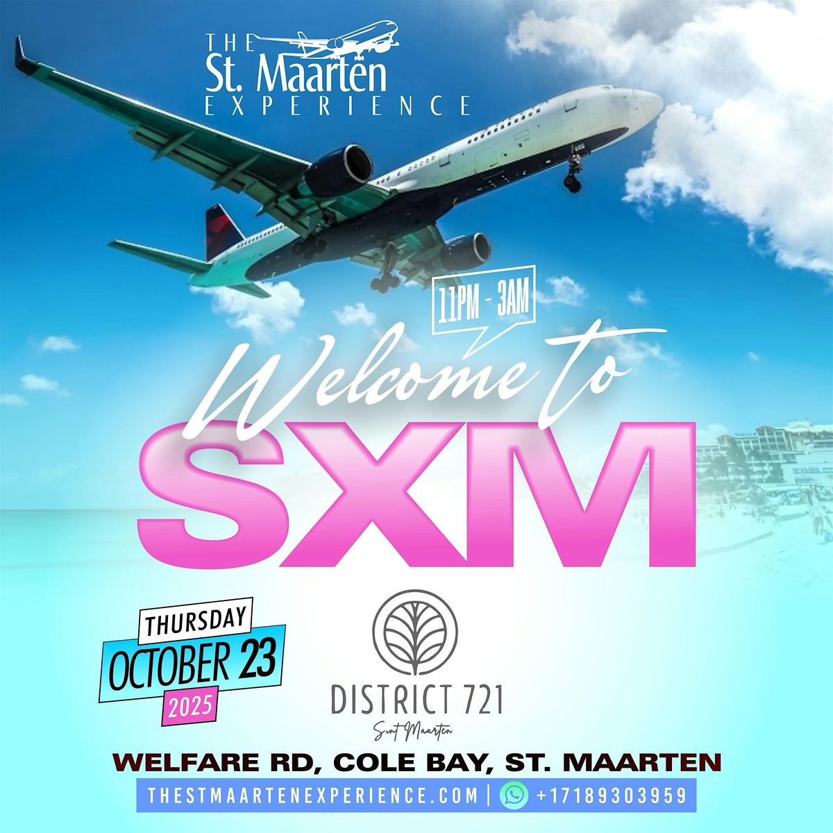 WELCOME TO SXM – Official Opening Party of The St. Maarten Experience, 23 October | Event in Philipsburg