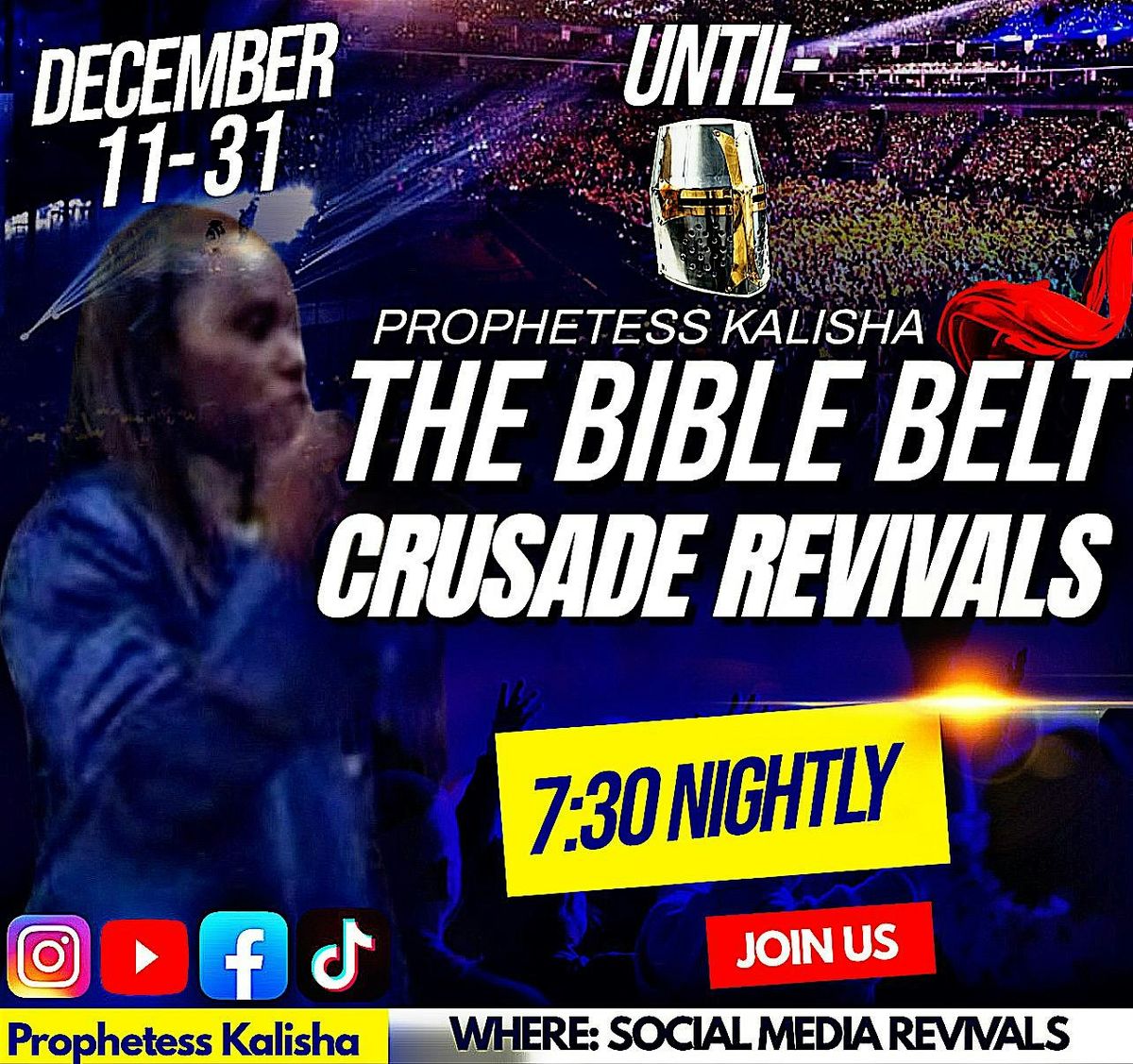 U N T I L - Prophetess  Kalisha, 11 December | Event in Houston | AllEvents