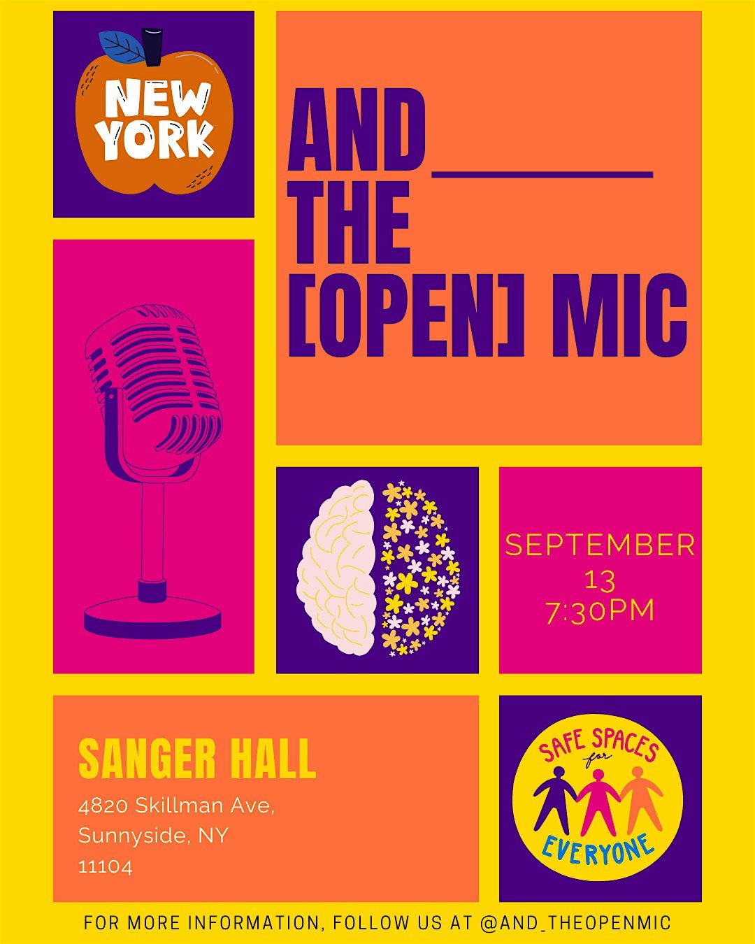 [open] mic, 13 September | Event in Queens | AllEvents