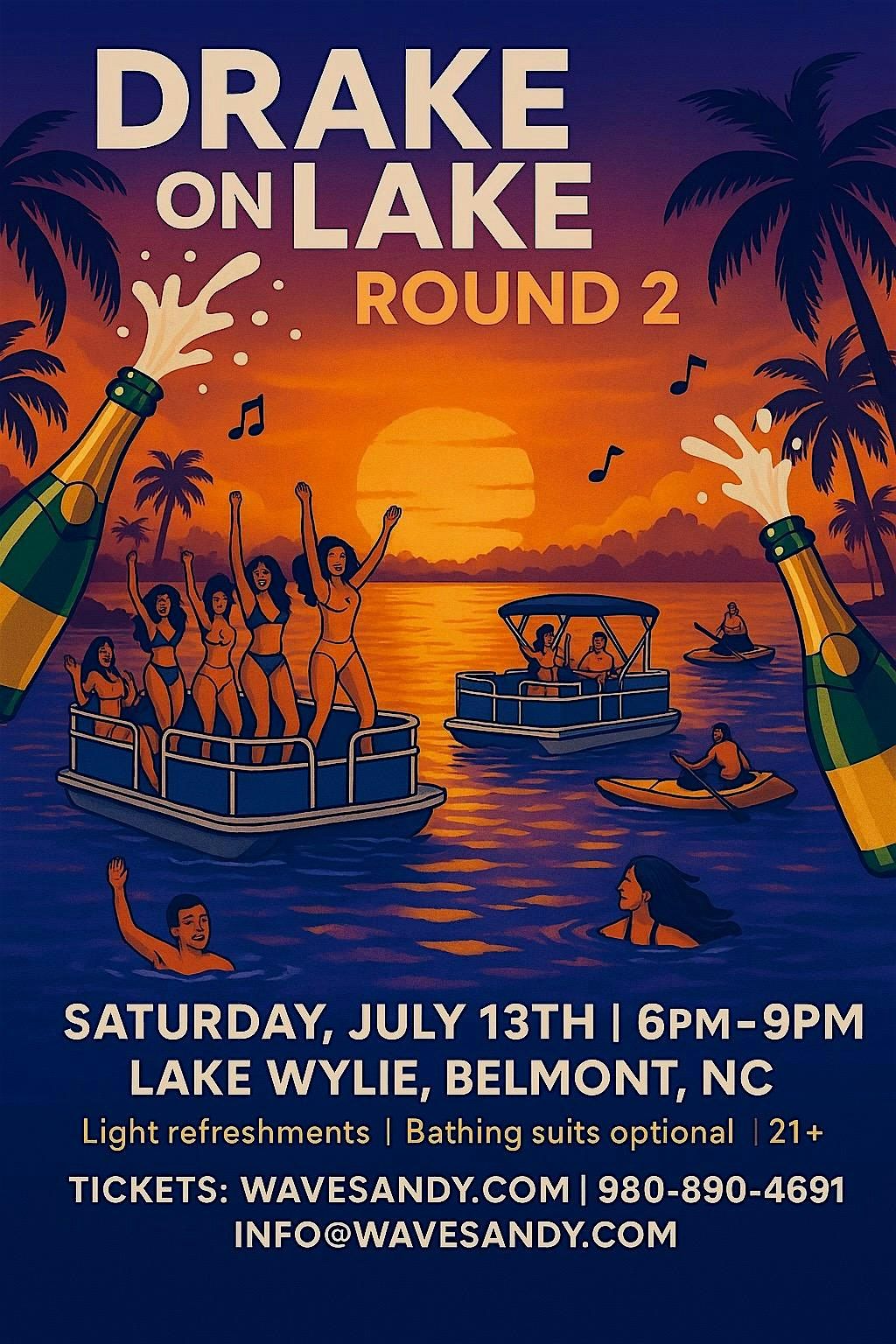 Drake on the Lake Part 2, 10 August | Event in Belmont | AllEvents