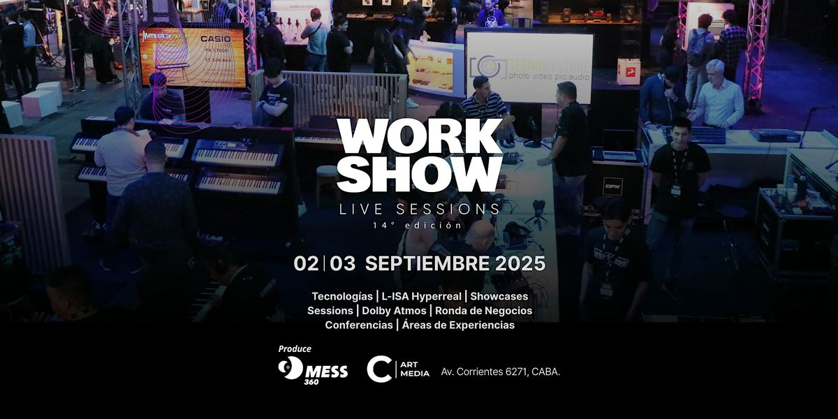 WORKSHOW LIVE SESSIONS 2025, 2 September | Event in Buenos Aires | AllEvents