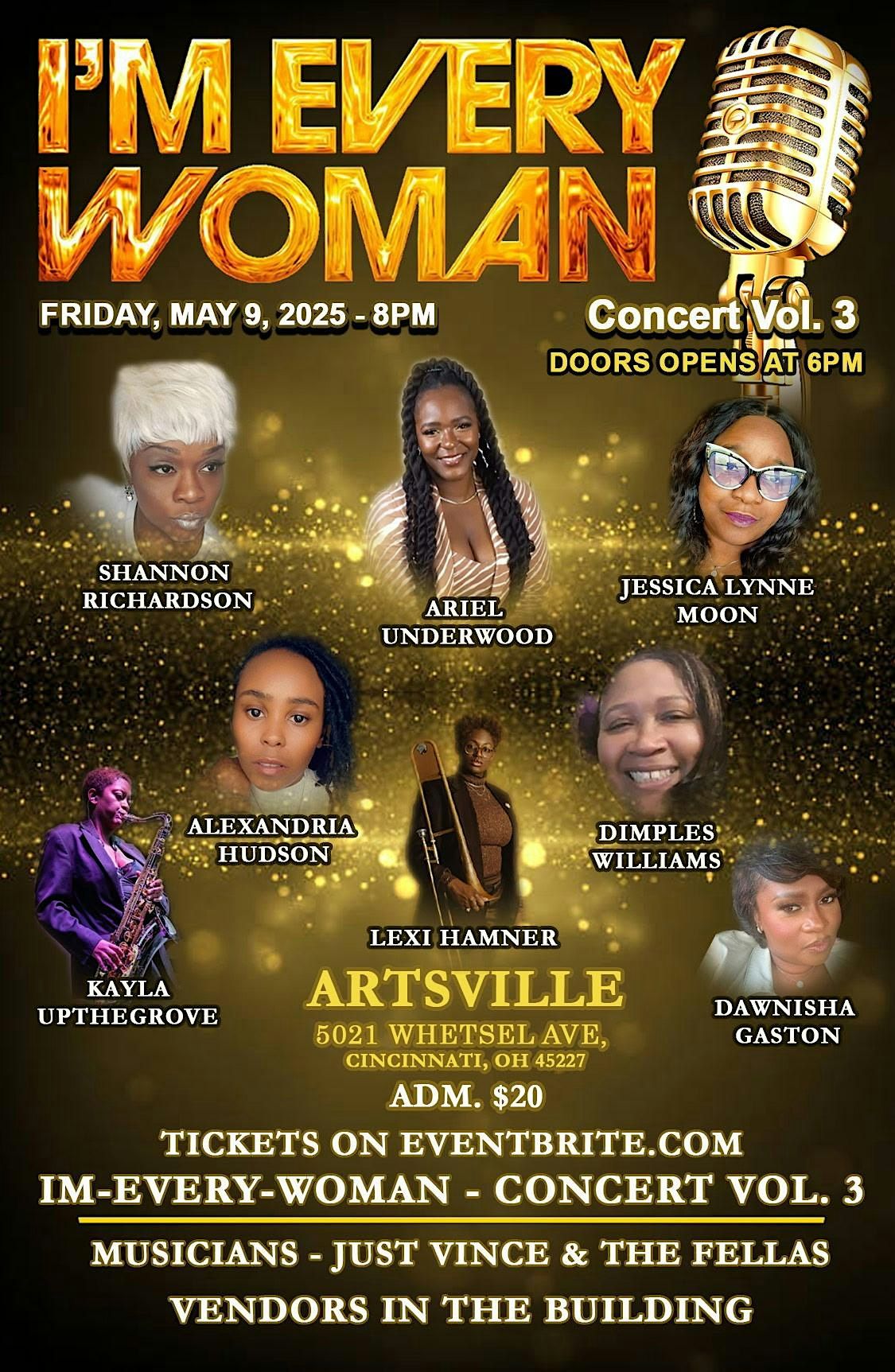 I'm Every Woman Concert vol 3 | Event in Cincinnati | AllEvents
