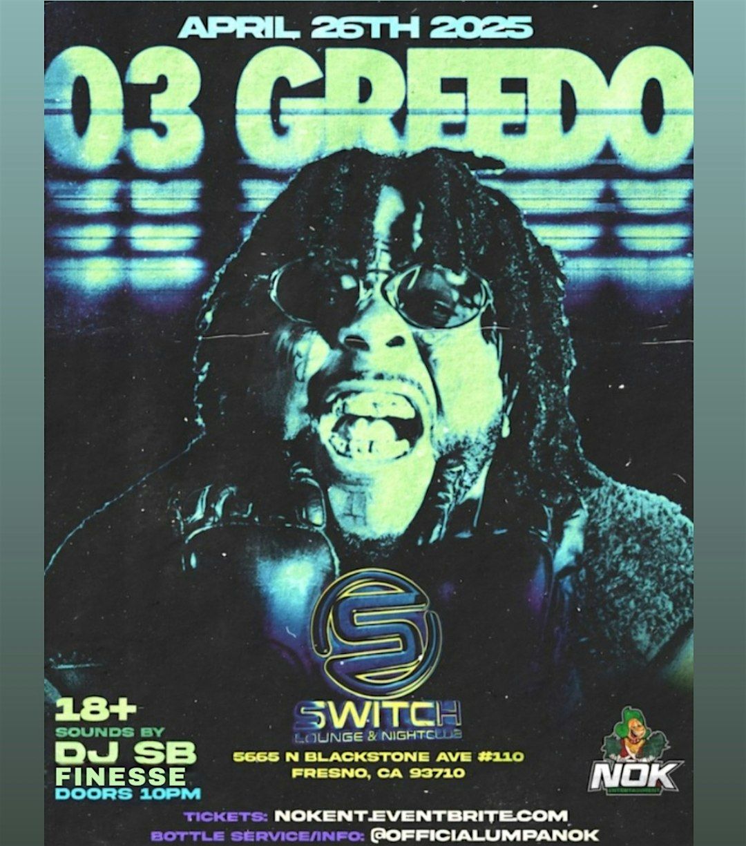 03 GREEDO IN FRESNO, 16 May | Event in Fresno | AllEvents