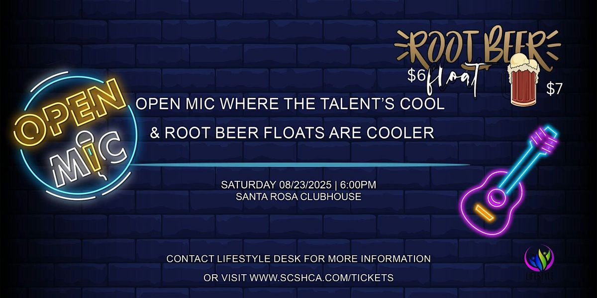 Open Mic with Root Beer Float, 23 August | Event in Indio | AllEvents