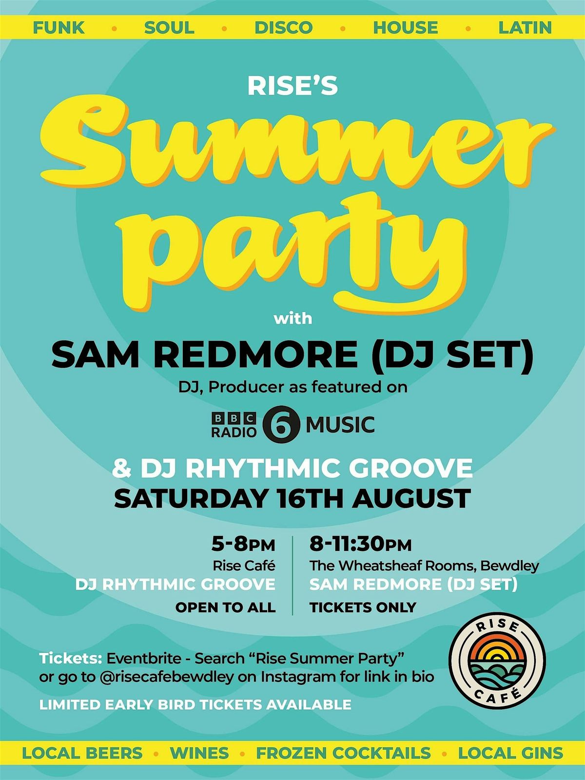 Rise's Summer Party, 16 August | Event in Bewdley | AllEvents