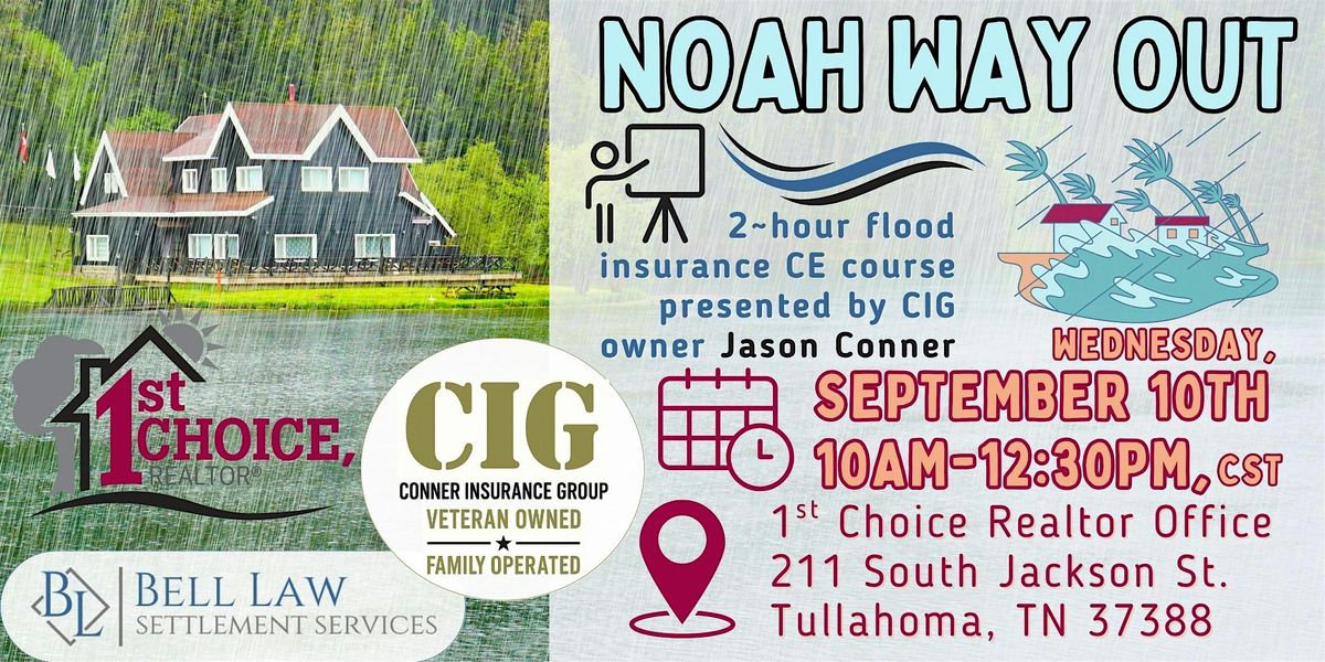Noah Way Out, 10 September | Event in Tullahoma | AllEvents