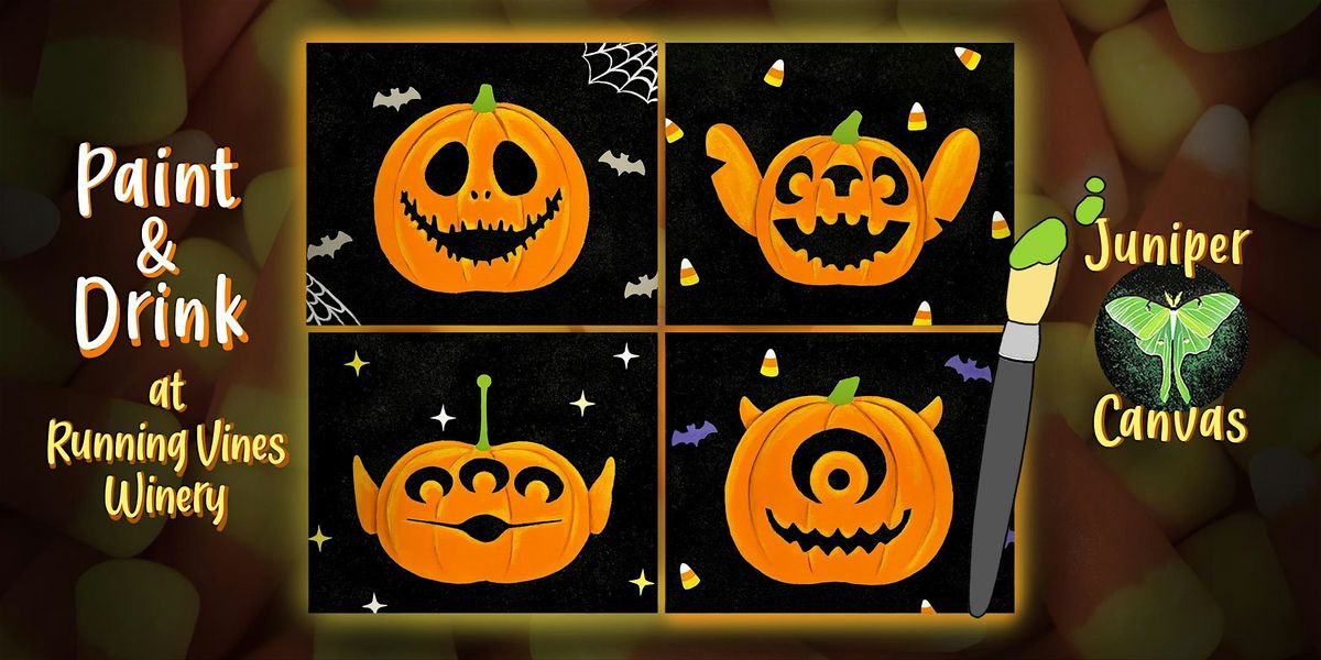 Paint & Drink at Running Vines Winery: Choose Your Pumpkin, 21 October | Event in Chesterton | AllEvents