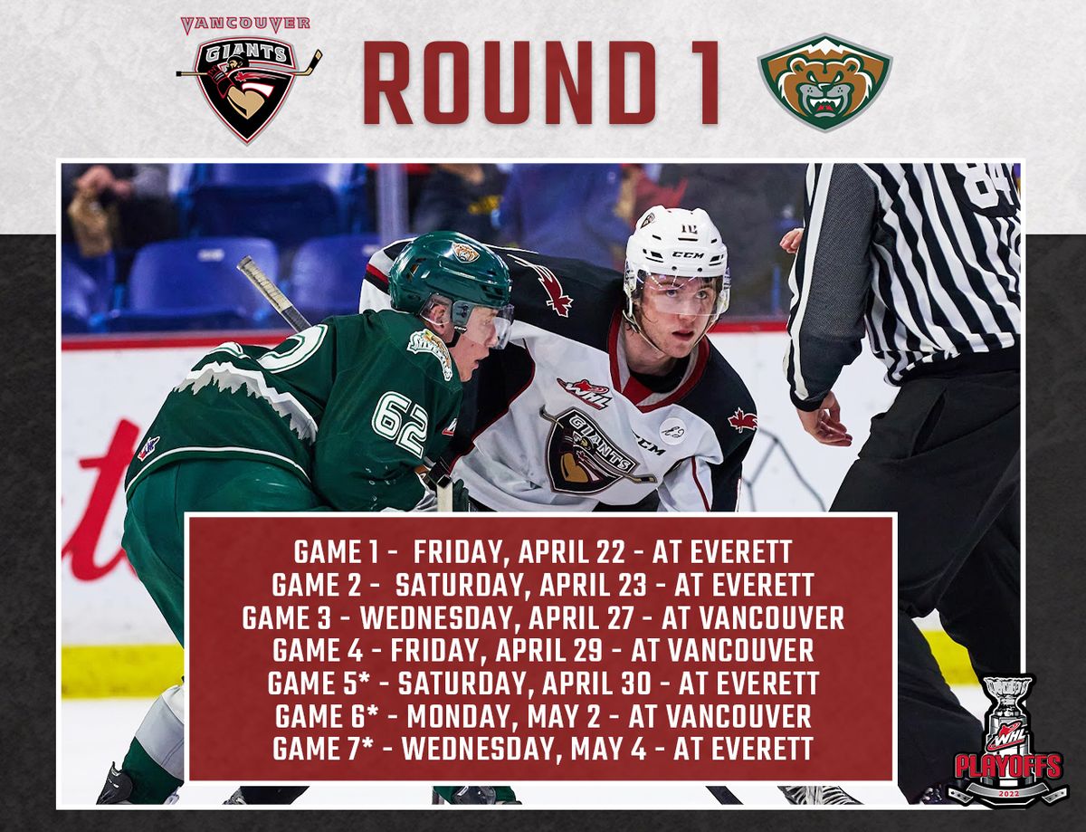 Vancouver Giants vs. Everett Silvertips, 28 November | Event in Langley | AllEvents