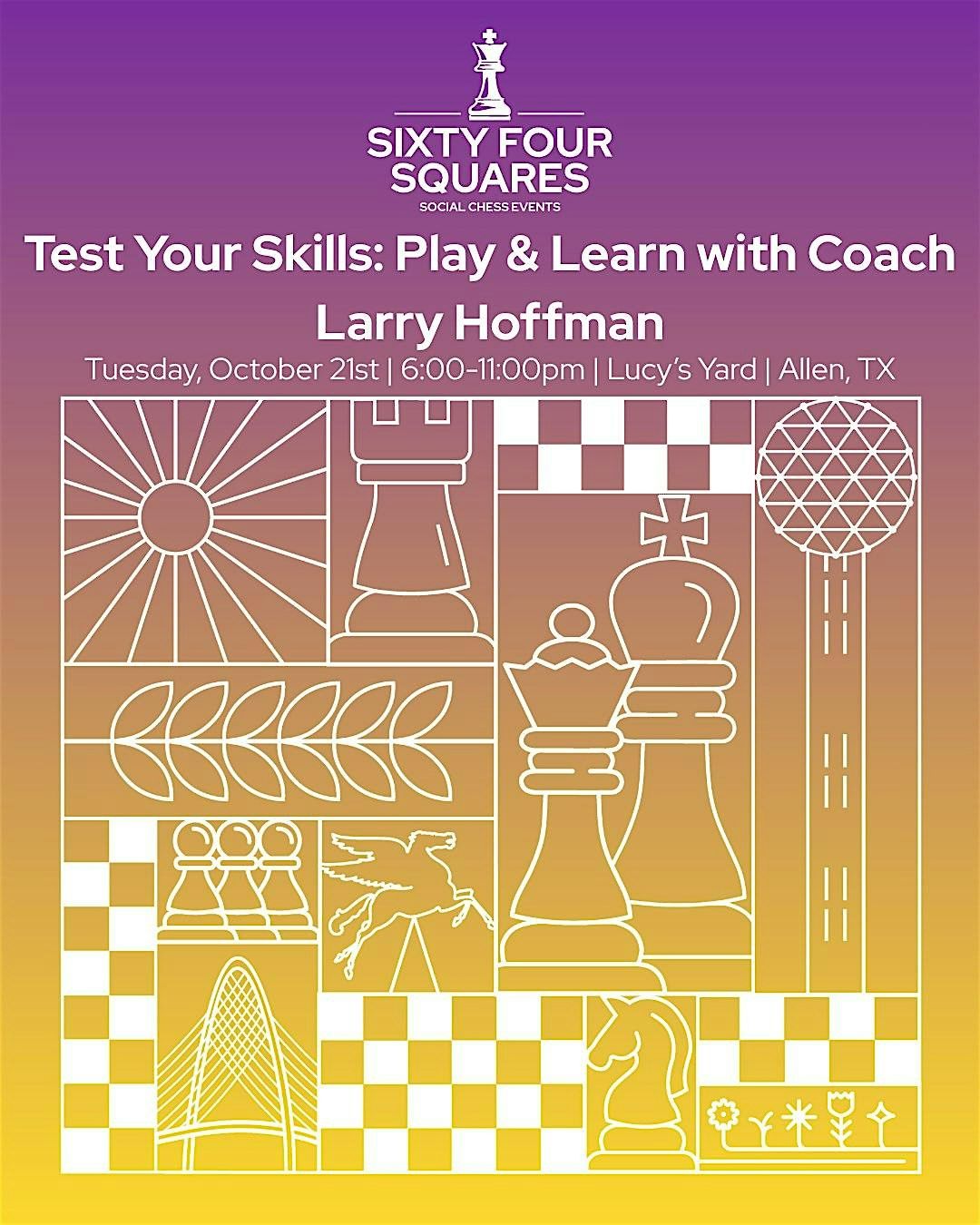 Test Your Skills: Play & Learn with Coach Larry Hoffman, 21 October | Event in Allen | AllEvents