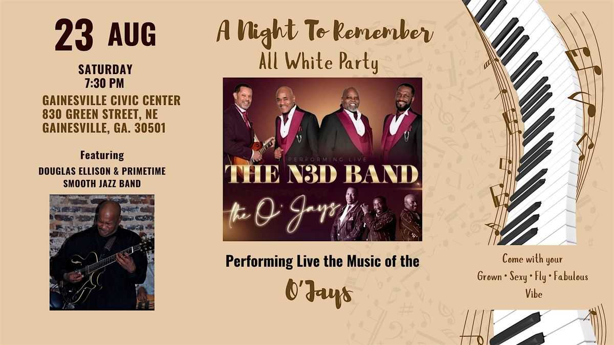 A Night to Remember All White Party, 23 August | Event in Gainesville | AllEvents