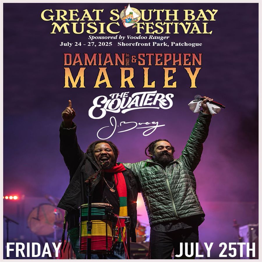 Great South Bay Music Festival: Damian Marley  Stephen Marley & The Elovaters - Friday, 24 July | AllEvents