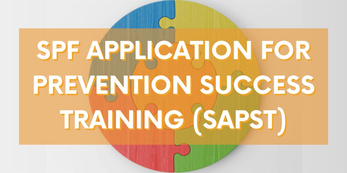 SPF Application for Prevention Success Training (SAPST) - Fall 2025, 23 September | Event in Shakopee | AllEvents