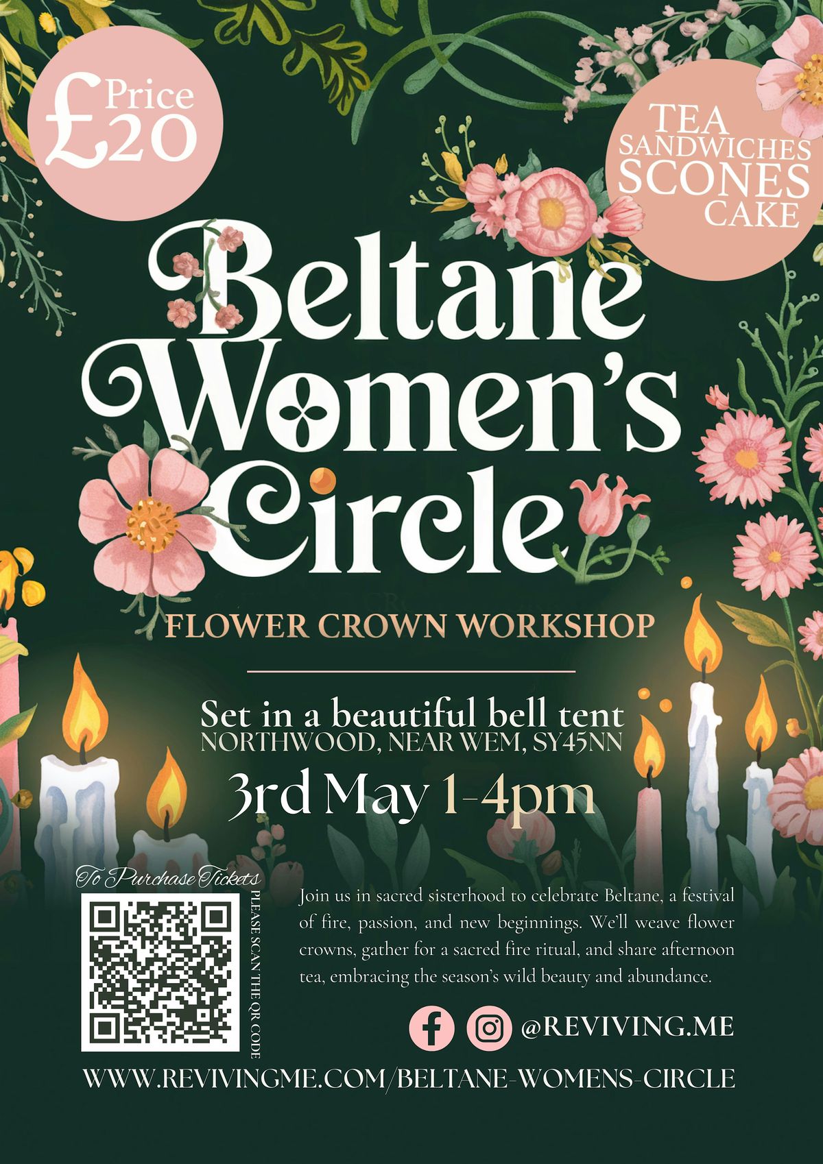 Beltane Women's Circle and Flower Crown Workshop, 3 May | Event in Northwood | AllEvents