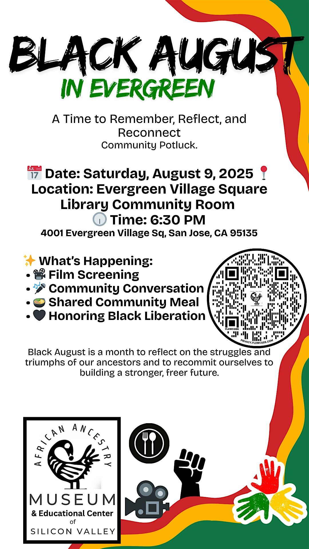 Black August in Evergreen | Event in San Jose | AllEvents