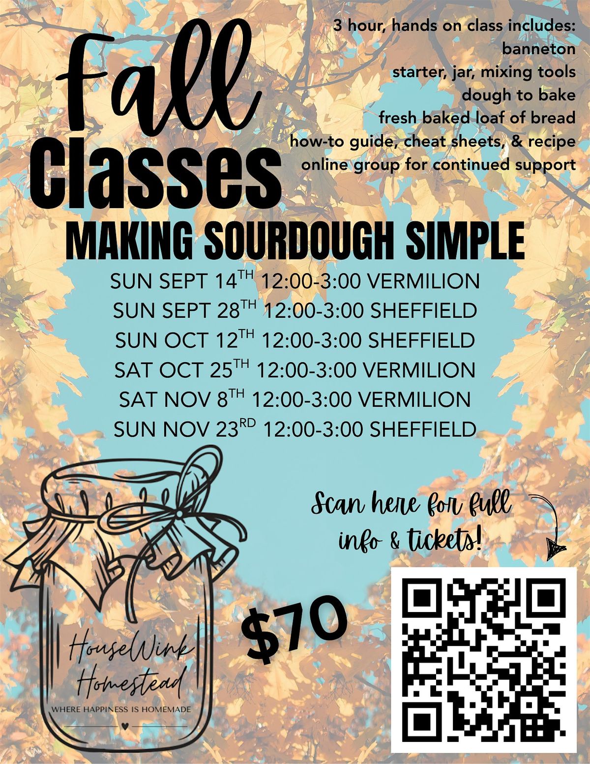 Making Sourdough Simple, 28 September | Event in Sheffield Village | AllEvents