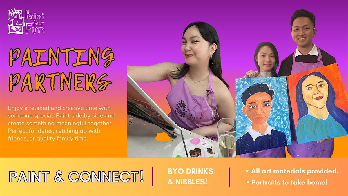 Paint And Sip: Painting Partners | Melbourne Painting Class