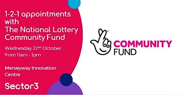 Meet the Funder with The National Lottery Community Fund - 121 appointments, 22 October | Event in Stockport
