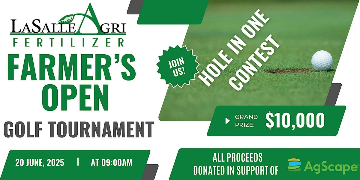 LaSalle Agri Farmer's Open, 20 June | Event in Thedford | AllEvents