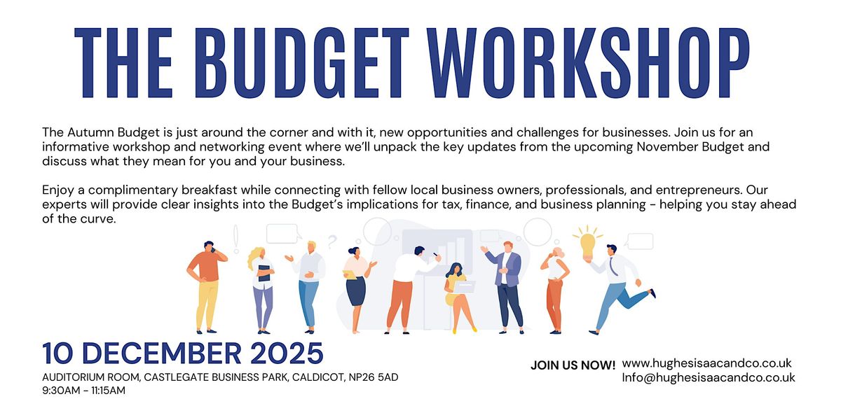 The Budget Workshop | Event in Caldicot | AllEvents