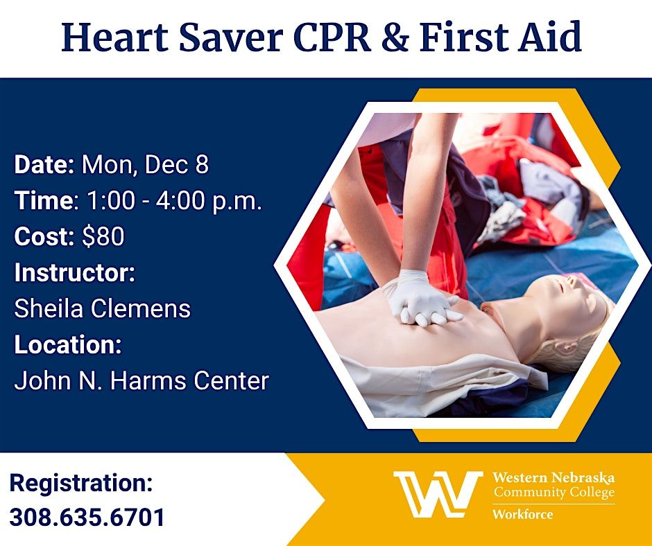 Heart Saver CPR & First Aid December, 8 December | Event in Scottsbluff | AllEvents