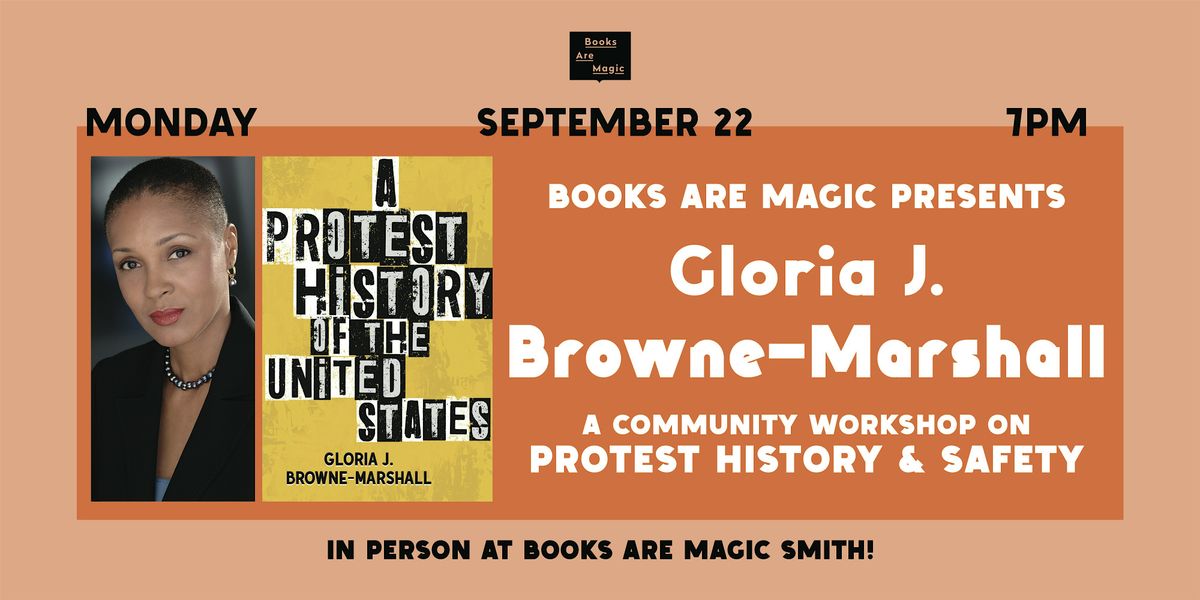 In-Store: Community Workshop w/ Gloria J. Browne-Marshall, 22 September | Event in Brooklyn | AllEvents