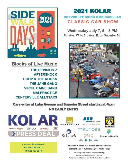 Duluth Downtown Sidewalk Days, 1 W Superior St, Duluth, MN 558022029