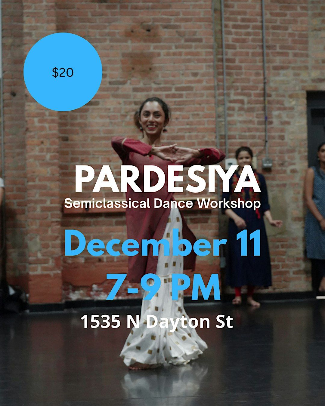 NAACHCHICAGO SEMI-CLASSICAL DANCE WORKSHOP, 11 December | Event in Chicago | AllEvents