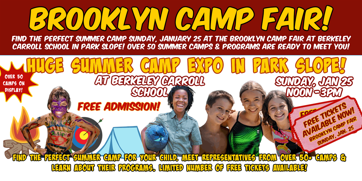 Brooklyn Camp Fair at Berkeley Carroll School, 25 January | Event in Brooklyn | AllEvents