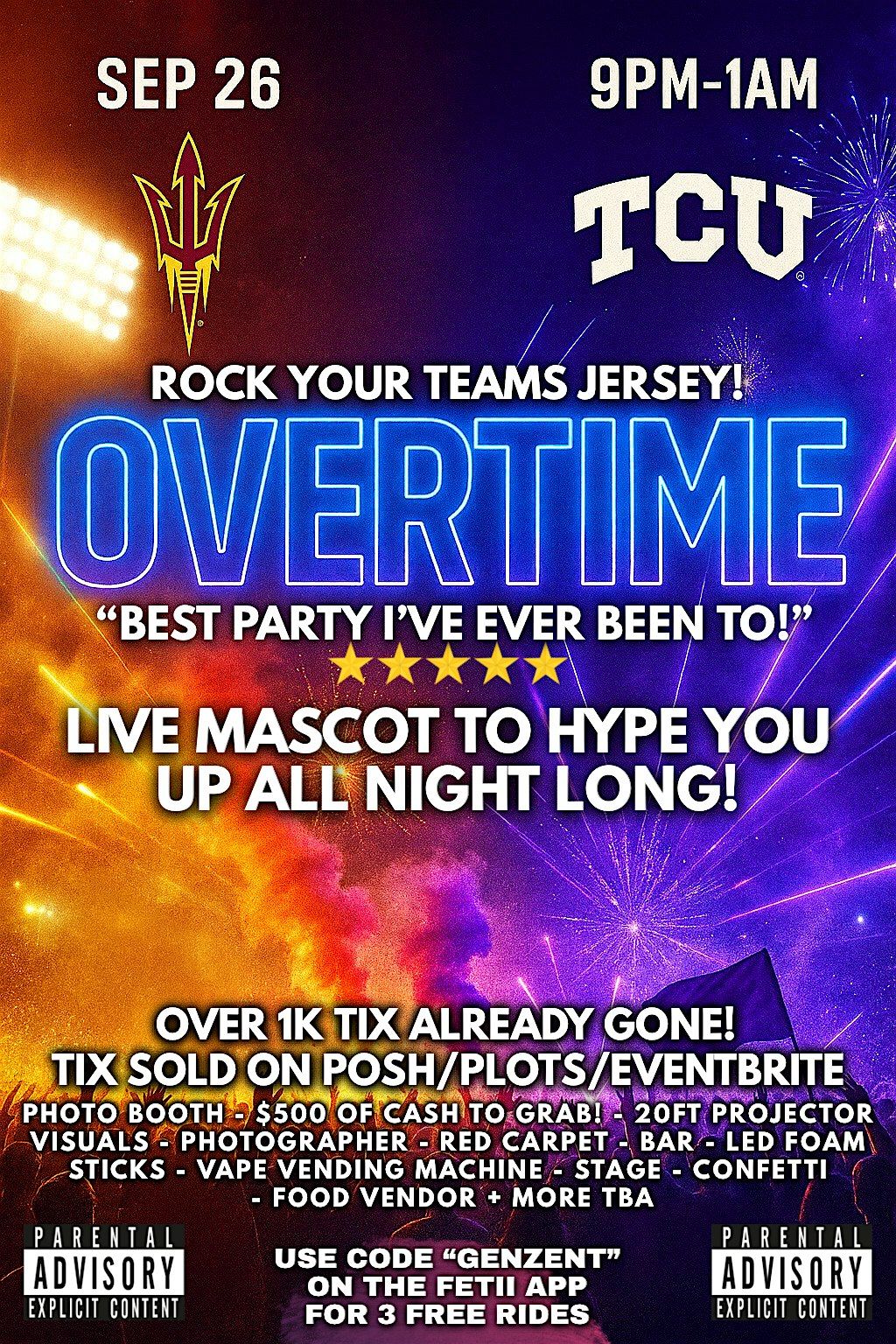 OVERTIME, 26 September | Event in Phoenix | AllEvents