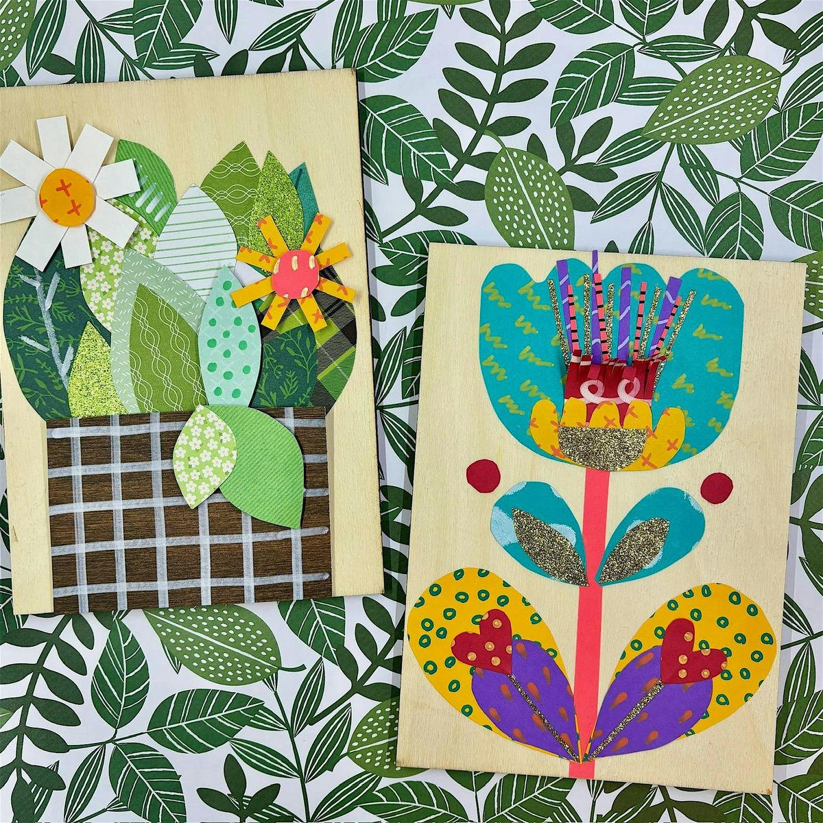 Collage Club: Botanical Collage craft workshop in Montgomery County, Md. | Event in Gaithersburg | AllEvents