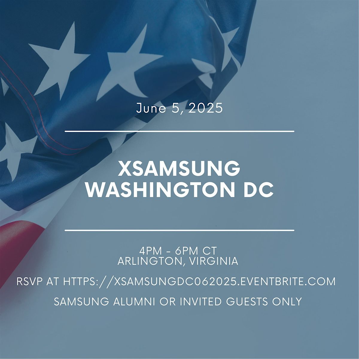 XSamsung Washington DC invitation, 5 June | Event in Arlington | AllEvents