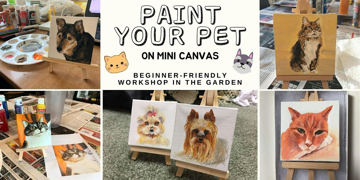 Paint your Pet on Mini Canvas  - beginner-friendly workshop, 12 July | Event in Leiden | AllEvents