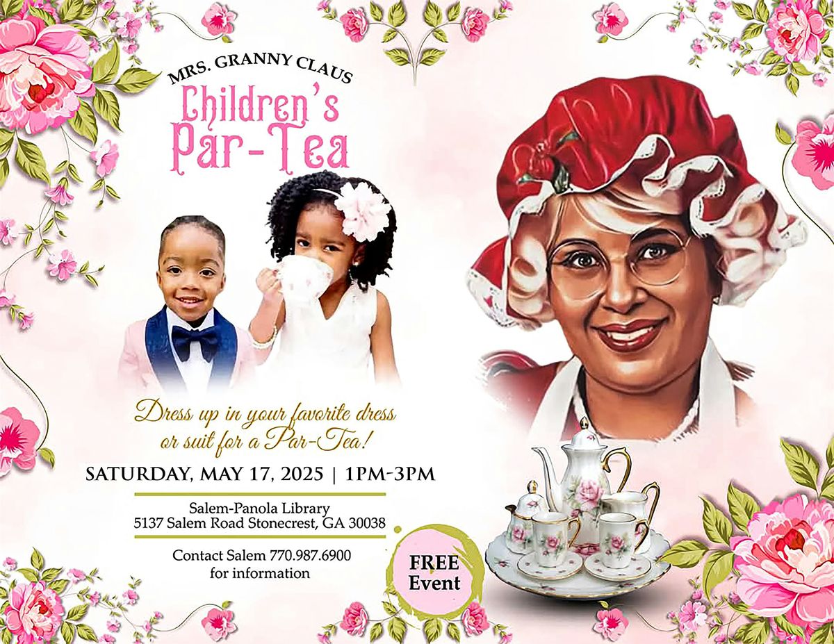 Children's Par-Tea, 17 May | Event in Stonecrest | AllEvents