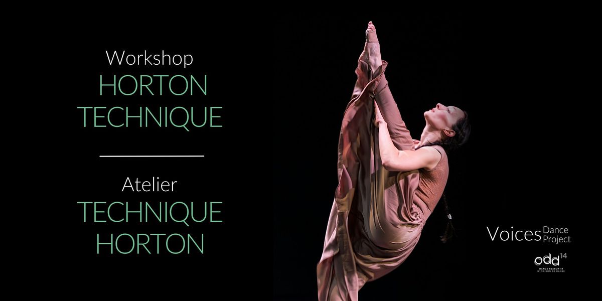 Intro to Horton Technique | Intro à la technique Horton, 7 July | Event in Ottawa | AllEvents